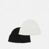 Le moins cher 🎁 Zign 2 PACK UNISEX - Bonnet - Black/white 🧨
