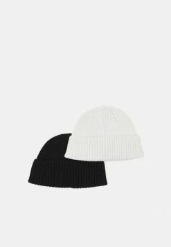 Le moins cher 🎁 Zign 2 PACK UNISEX - Bonnet - Black/white 🧨