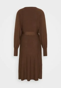 Top 10 🥰 Zign Robe Pull - Dark Brown 🤩 -Pas Cher Zign Boutique 678f0b59c03f46f18af99f10d716e824