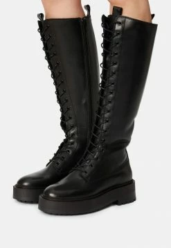 Nouveau 🔔 Zign Bottes à Plateau - Black 😀