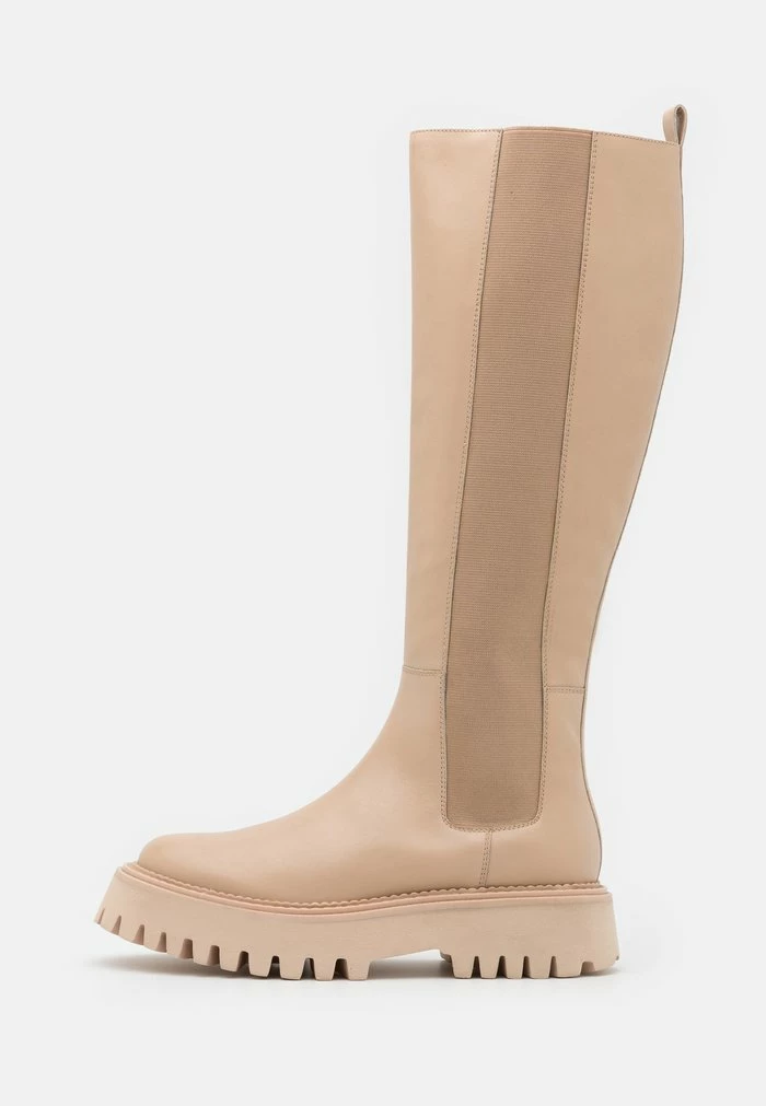 Promo 👏 Zign LEATHER - Bottes à Plateau - Offwhite 🌟 2 Promo 👏 Zign LEATHER - Bottes à Plateau - Offwhite 🌟 – Image 2