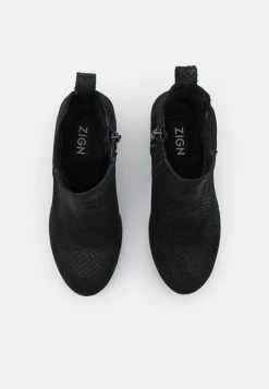 Bon marché ❤️ Zign Bottines à Plateau - Black 👏 -Pas Cher Zign Boutique 6c81471b91734c9da93e51af0b6d844c