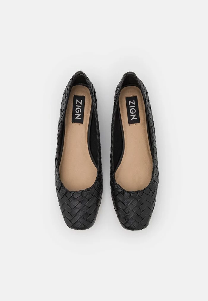 Bon marché 🌟 Zign LEATHER - Ballerines - Black 🧨 6 Bon marché 🌟 Zign LEATHER - Ballerines - Black 🧨 – Image 6