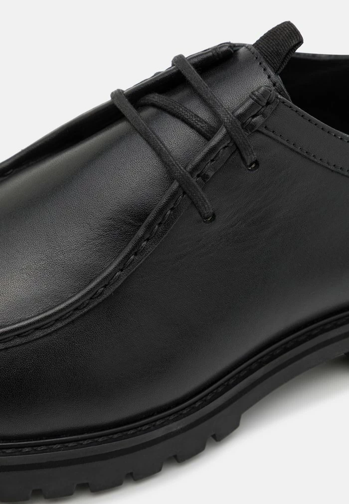 Le moins cher 😉 Zign LEATHER UNISEX - Chaussures à Lacets - Black 🤩 6 Le moins cher 😉 Zign LEATHER UNISEX - Chaussures à Lacets - Black 🤩 – Image 6