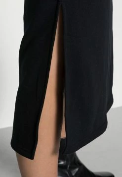 Grosses soldes 😍 Zign Casual Winter Sweat Hooded Maxi Slits 👗 Dress - Robe De Jour - Black 🎉 -Pas Cher Zign Boutique 70892c9a7ae144bbbf319e5b6f7a96ba