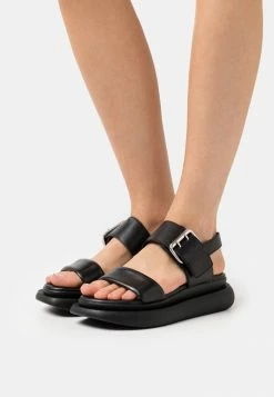 Sortie 🥰 Zign LEATHER - 🩴 Sandales à Plateforme - Black 👏