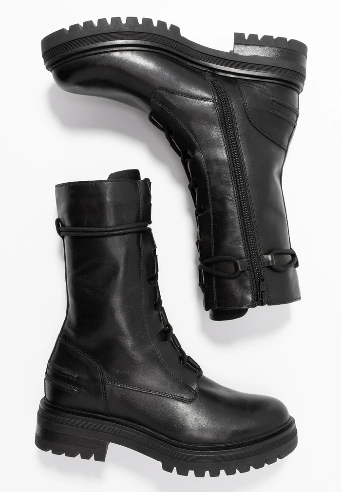 Budget 🧨 Zign Bottines à Plateau - Black 🛒 4 Budget 🧨 Zign Bottines à Plateau - Black 🛒 – Image 4