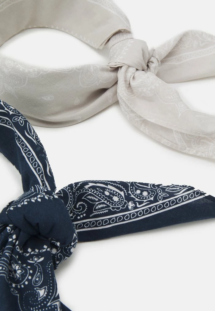 Le moins cher 🧨 Zign BANDANA UNISEX 2 PACK - Foulard - Dark Blue/grey ❤️ 2 Le moins cher 🧨 Zign BANDANA UNISEX 2 PACK - Foulard - Dark Blue/grey ❤️ – Image 2