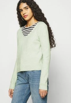 Promo 🥰 Zign Pullover - Light Green 🔔 -Pas Cher Zign Boutique 7738d6662bbb4f9784f8e05a52661cff