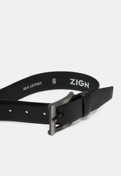 Budget ⭐ Zign LEATHER - Ceinture - Black 🧨 -Pas Cher Zign Boutique 788f8cfe17ba4dbb8f9b415af7cc4e1a