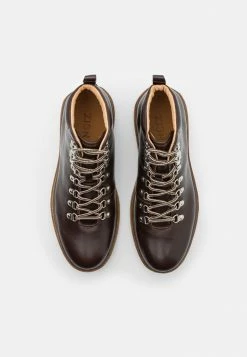 Grosses soldes ❤️ Zign Leather - Bottines à Lacets - Brown 🎉 -Pas Cher Zign Boutique 7e60b2709ca84094be259a0af367eb84