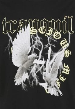 Sortie ❤️ Zign UNISEX - T-shirt Imprimé - Black 😍 -Pas Cher Zign Boutique 818cf35391054a34955a1eaea1ae639a