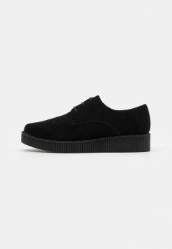 Le moins cher 🛒 Zign LEATHER - Chaussures à Lacets - Black 😉