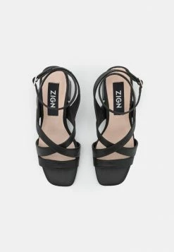Remise ⌛ Zign LEATHER - 🩴 Sandales - Black 🥰 -Pas Cher Zign Boutique 85d9cb77f74044469778a0ecbc2f1741