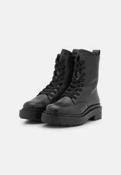 Nouveau 💯 Zign Bottines à Lacets - Black 🎁 -Pas Cher Zign Boutique 86b47a152fb84c629b028a37abd3689a