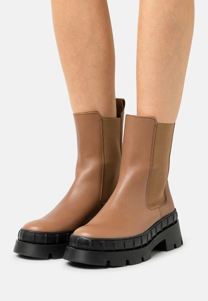 Meilleure affaire ✨ Zign LEATHER - Bottines à Plateau - Camel ⌛ 1 Meilleure affaire ✨ Zign LEATHER - Bottines à Plateau - Camel ⌛