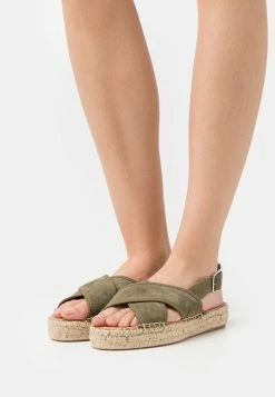 Le moins cher 🧨 Zign 🩴 Sandales à Plateforme - Khaki 🤩