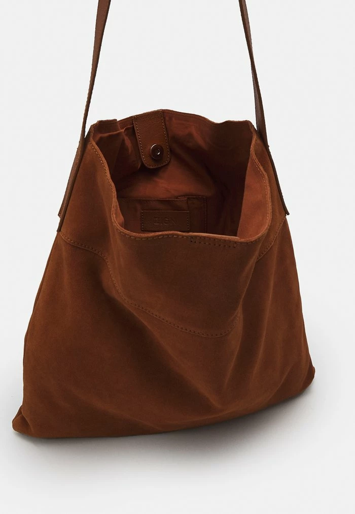 Coupon 👍 Zign SET LEATHER - Cabas - Cognac 🔥 4 Coupon 👍 Zign SET LEATHER - Cabas - Cognac 🔥 – Image 4