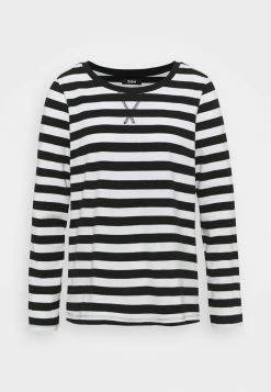 Bon marché 🛒 Zign T-shirt à Manches Longues - White/black ⌛