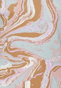 Budget 🎉 REDEZIGN MARBLE PRINT LONGSLEEVE - T-shirt à Manches Longues - Light Brown 🧨 -Pas Cher Zign Boutique 9574904a53324870a5f90361a27673e6