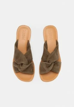 Meilleure vente 💯 Zign Mules - Khaki 🔔 -Pas Cher Zign Boutique 95a899c6ebfc487cbea21eacd6de5693