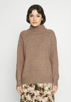 Meilleur prix 😉 Zign WOOL BLEND LOOSE FIT - Pullover - Taupe 👏
