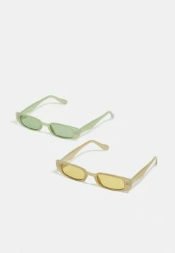 Remise ⌛ Zign UNISEX 2 PACK - Lunettes De Soleil - Beige/green 👏
