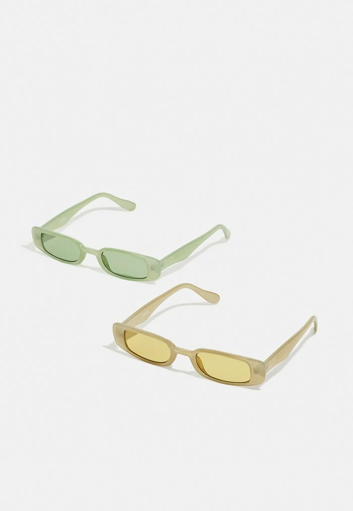 Remise ⌛ Zign UNISEX 2 PACK - Lunettes De Soleil - Beige/green 👏 1 Remise ⌛ Zign UNISEX 2 PACK - Lunettes De Soleil - Beige/green 👏