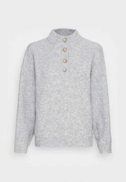 Top 10 👍 Zign ALPACA WOOL BLEND JUMPER - Pullover - Mottled Light Grey 🎁 -Pas Cher Zign Boutique 9ee58a31947845f2b8ec03076c2c62ad