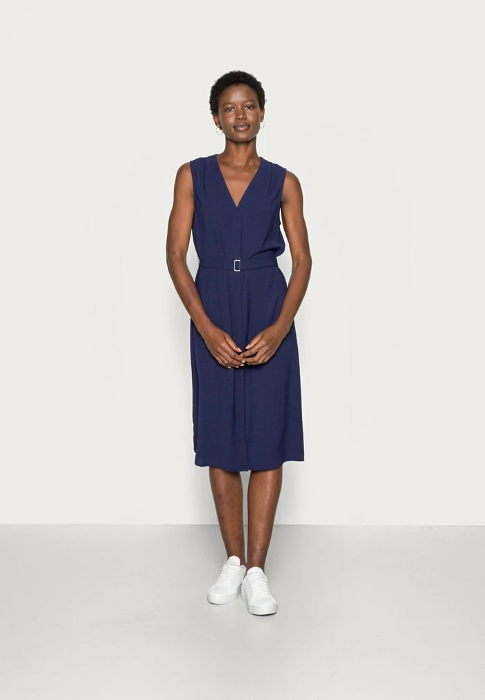 Grosses soldes 🎉 Zign WOVEN TUNIC 👗 DRESS BUCKLE - Robe De Jour - Dark Blue ❤️ 1 Grosses soldes 🎉 Zign WOVEN TUNIC 👗 DRESS BUCKLE - Robe De Jour - Dark Blue ❤️