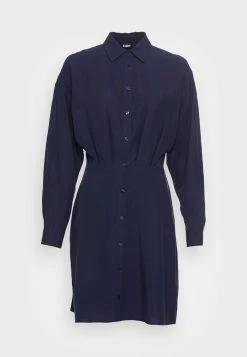 Budget 🤩 Zign Robe Chemise - Dark Blue 😀 -Pas Cher Zign Boutique a4ee7f8a559a467eabbba554ad62d1a3