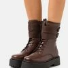 Acheter 🧨 Zign LEATHER - Bottines à Plateau - Brown 🌟
