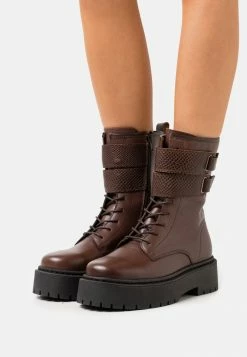 Acheter 🧨 Zign LEATHER - Bottines à Plateau - Brown 🌟