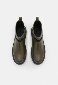 Le moins cher 🔥 Zign LEATHER - Bottines à Plateau - Khaki 🔥 -Pas Cher Zign Boutique a518a423a9894f448f1d173104970233