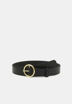 Promo ❤️ Zign LEATHER - Ceinture - Black/gold-coloured 😉