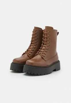 Sortie 💯 Zign Bottines à Plateau - Cognac 🎉 -Pas Cher Zign Boutique ac49db9904674835a2355eeac45fb62e