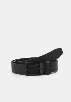 Meilleure vente 😍 Zign LEATHER UNISEX - Ceinture - Black 👍