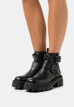 Offres ⌛ Zign LEATHER - Bottines à Plateau - Black 🧨