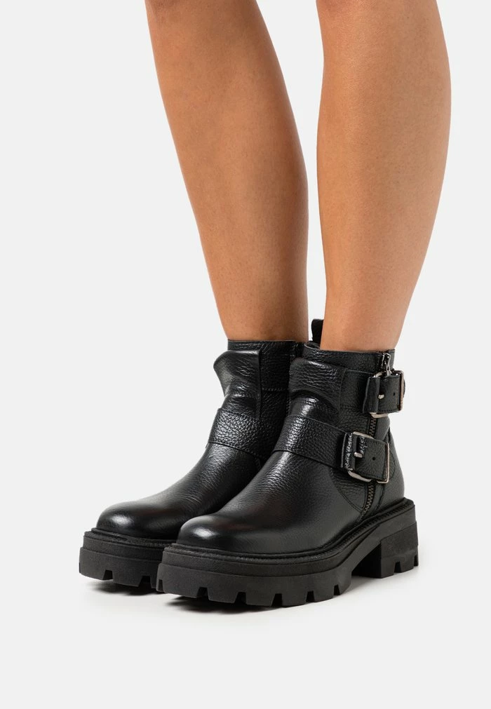 Offres ⌛ Zign LEATHER - Bottines à Plateau - Black 🧨 1 Offres ⌛ Zign LEATHER - Bottines à Plateau - Black 🧨