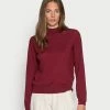 Grosses soldes ✨ Zign WOOL KNIT JUMPER - Pullover - Bordeaux 🤩