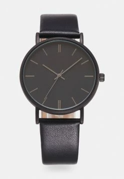 De gros 🔥 Zign LEATHER - Montre - Black 👏