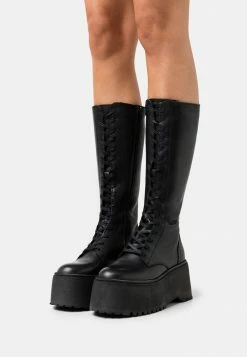 Remise ❤️ Zign LEATHER - Bottes à Lacets - Black 🛒