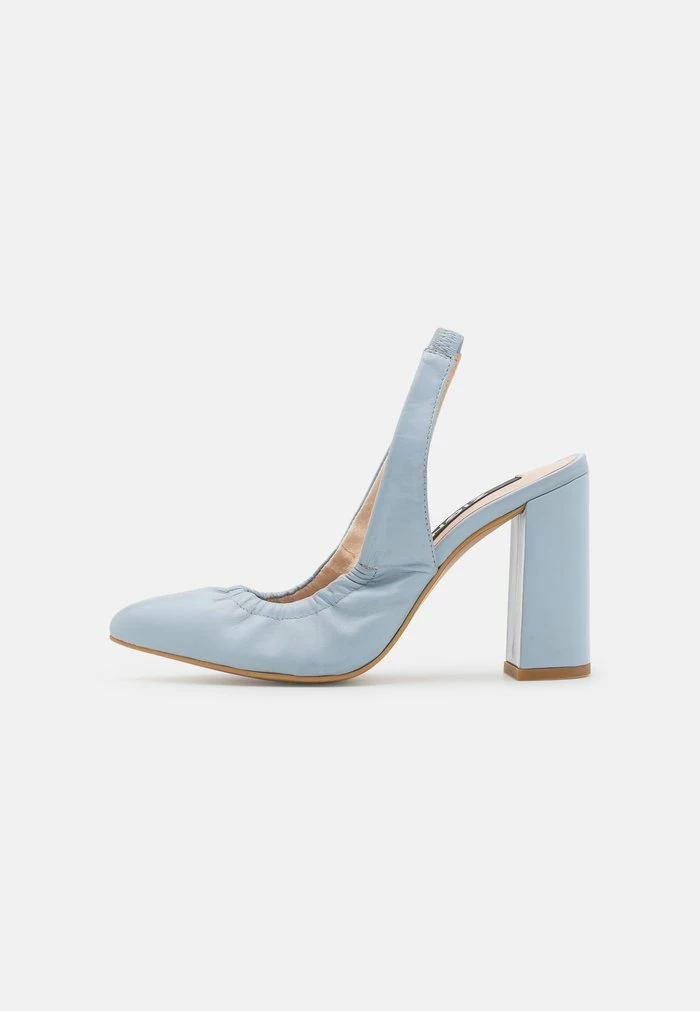 Promo ✔️ Zign LEATHER - Escarpins à Talons Hauts - Light Blue ⌛ 2 Promo ✔️ Zign LEATHER - Escarpins à Talons Hauts - Light Blue ⌛ – Image 2