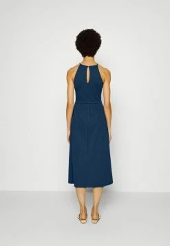 Promo 😉 REDEZIGN - Robe Longue - Dark Blue 😀 -Pas Cher Zign Boutique b92c9fb71292416ba2750e261249a585