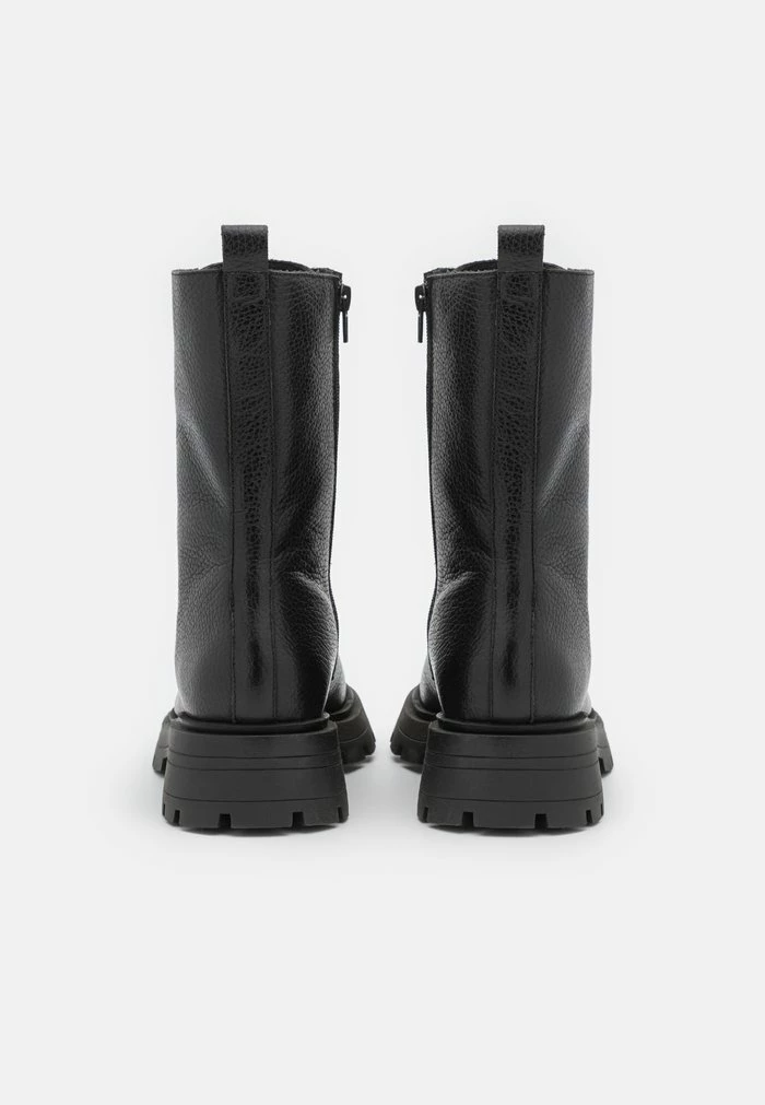 Promo 🌟 Zign LEATHER - Bottes à Plateau - Black ❤️ 4 Promo 🌟 Zign LEATHER - Bottes à Plateau - Black ❤️ – Image 4