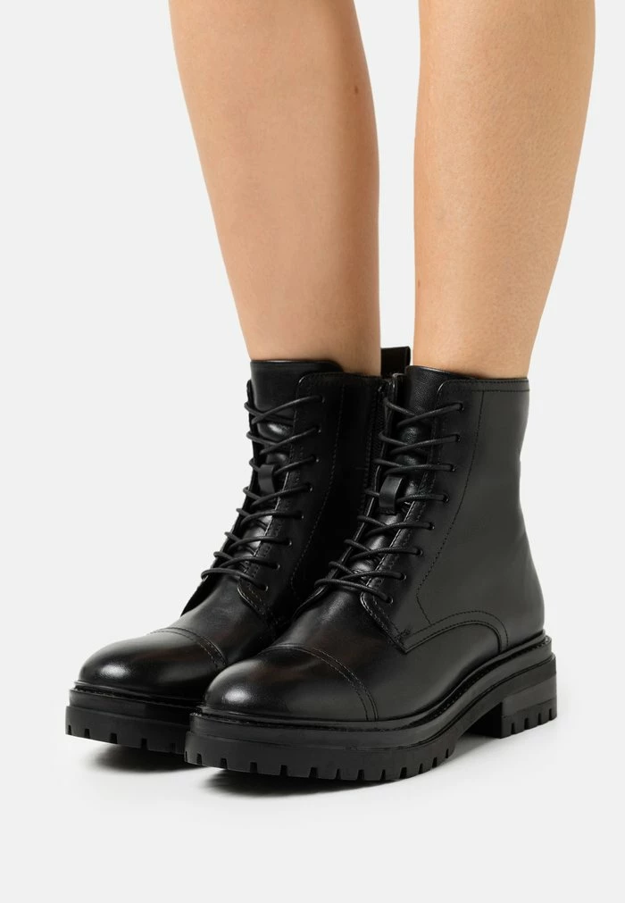 Meilleure vente 🎁 Zign Bottines à Lacets - Black 😀 1 Meilleure vente 🎁 Zign Bottines à Lacets - Black 😀
