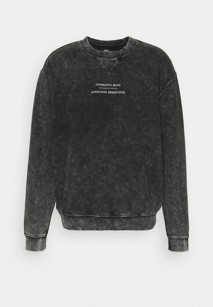 Promo 😍 Zign UNISEX - Sweatshirt - Black 🌟 1 Promo 😍 Zign UNISEX - Sweatshirt - Black 🌟