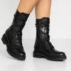 Budget 🧨 Zign Bottines à Plateau - Black 🛒