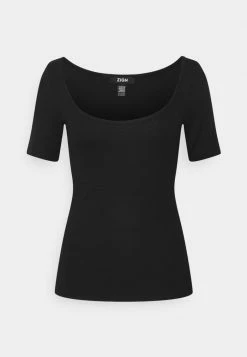 Offres 😀 REDEZIGN - T-shirt Basique - Black 🛒
