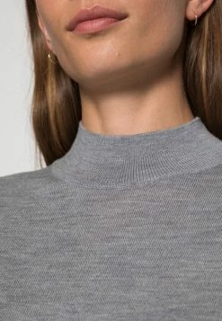 Sortie 😉 Zign WOOL KNIT JUMPER - Pullover - Mottled Grey 🌟 -Pas Cher Zign Boutique bebe07503b3740fe99ef9a73017d363b